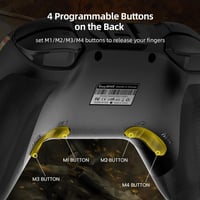 EasySMX Pro vezeték nélküli kontroller Nintendo Switch-hez, állítható rezgéssel és giroszkóppal 4