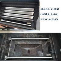 Weber Spirit E200 E210 S200 S210 gázgrillhez égőfej és aromarács szett, 2009-2012 modellekhez 6