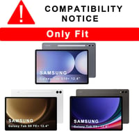 ROOFEI Galaxy Tab S9 FE+/S9+/S10+ Billentyűzetes Tok QWERTZ RGB Világítással 2