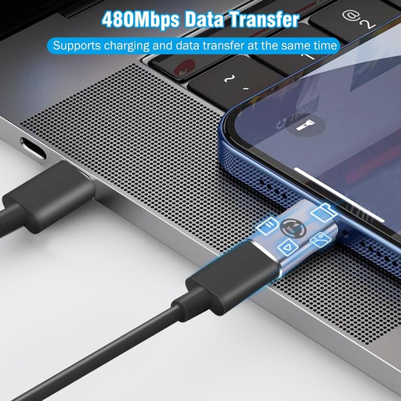 iPhone 15 gyorstöltő adapter szett: 35W Lightning-USB C + 20W USB C-Lightning, CarPlay támogatással
