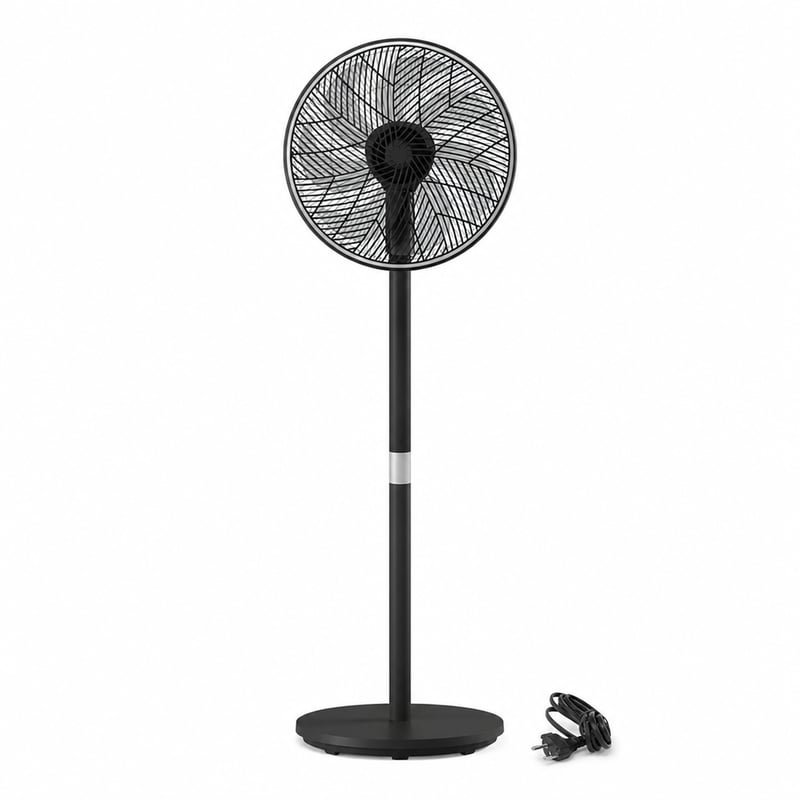 Philips Smart 3000 Series SilentWings Álló Ventilátor, Fekete, 2562 m³/h — nem tesztelhető applikáció nélkül (állapot: lásd a 2. képet)