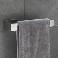 Flybath ezüst rozsdamentes acél törölközőtartó gyűrű, falra szerelhető 7