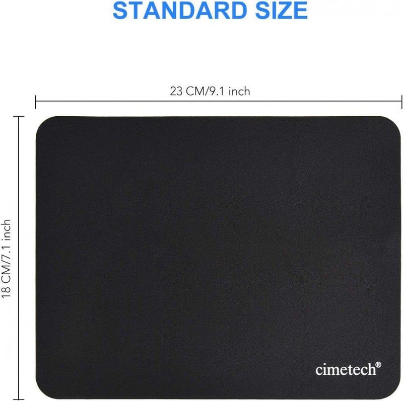 Cimetech Fekete Vízálló Gamer Egérpad Erős Tapadással