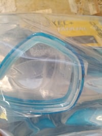 Set mască de scufundări Cressi Onda și tub Mexico pentru adulți, lentile din sticlă securizată, transparent/aquamarin, pentru snorkeling și înot, utilizat 3