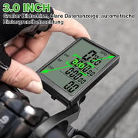 CYCLO-PRO 3.0 Vezeték Nélküli Kerékpár Komputer - 31 Funkció, Nagy Kijelző, Vízálló 2