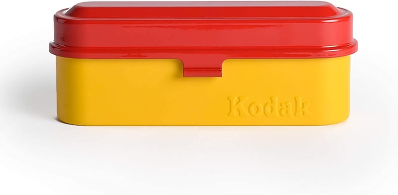 KODAK retro fémdoboz 5 tekercs 35mm-es filmhez - piros