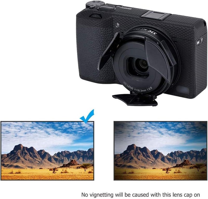 Ricoh GR III kamerához való objektívsapka - Bontott