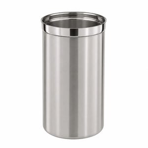 RÖSLE Posuda za kavu s poklopcem za svježinu, 18/10 nehrđajući čelik, 10 cm, crna, kapacitet 500 g (stanje: vidi drugu sliku)