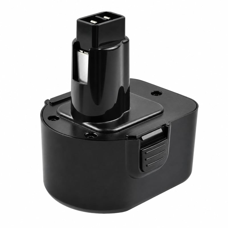 Náhradná batéria iPrize 12V 4800 mAh Ni-MH pre DeWalt DC9071 DE9071 DW9072 DE9074 DE9501 DE9037 — bez nabíjacieho kábla (stav: pozri 2. obrázok)