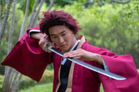 57 SPECIAL REPLICAS Roronoa Zoro Anime Katana Szett - One Piece Cosplay Bambusz Kard 105 cm, 3 db Katana Állvánnyal, Biztonságos Dekoráció 8