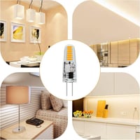 SHUNFA G4 LED Izzó 10db - Energiatakarékos 1.2W Meleg Fehér Fény 7