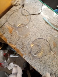 Set de 3 vaze cilindrice din acril transparent Koelaa, 10x20, 12x20, 20x20 cm, vază pentru flori și — produs deformat (stare: vezi imaginea 2) 6