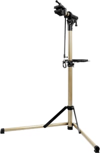 QWORK Alumínium Kerékpár Szerelőállvány - 360° Forgatható, 58-156 cm Állítható Magasság, 50 kg Teherbírás, Mágneses Szerszámtartóval 1