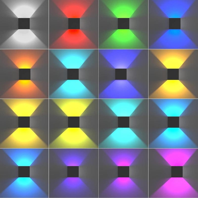 Távirányítós RGB Fali Lámpa 16 Színnel - Akkus, Mágneses