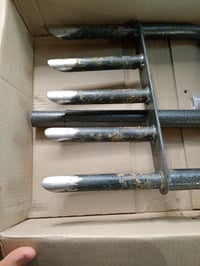 Aerator manual pentru gazon Jebosam cu 5 dinți tubulari, unealtă pentru aerarea și afânarea solului pentru un gazon sănătos, negru, folosit 5