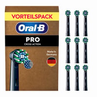 Zamjenske glave za električnu četkicu za zube Oral-B PRO CrossAction, crne, 9 komada - set sa smanjenom zalihom 1