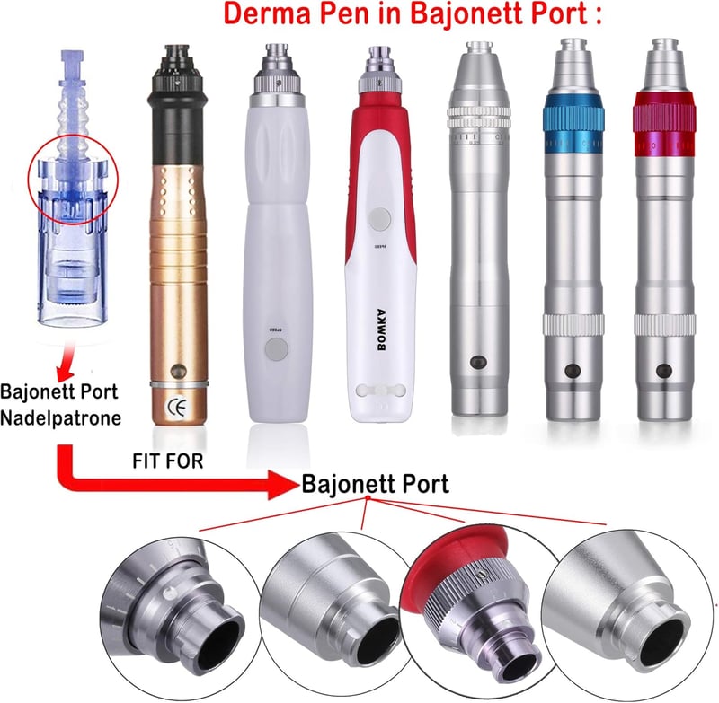 BOWKA 36 tűs univerzális microneedling patron, 10 db, elektromos derma penhez
