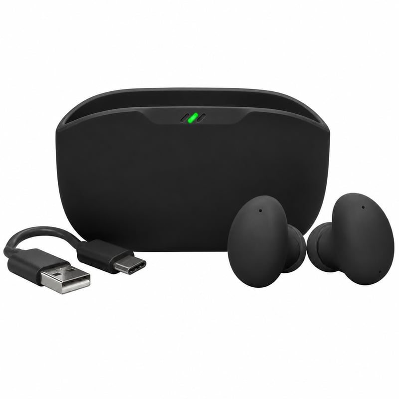JBL Wave Buds 2 True Wireless Bluetooth slušalice s tehnologijom uklanjanja buke, 40 sati reprodukcije — nedostaju silikonski umetci (stanje: vidi 2. sliku)