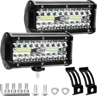 FOCO 7" LED traktor lámpa 240W, vízálló, fehér, 2db 1