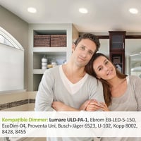 Újracsomagolt 18W-os LED süllyesztett spotlámpa, 220 mm, 230V 4