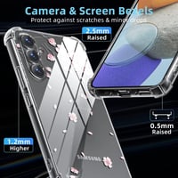 Samsung Galaxy A24 Átlátszó Rózsaszín Ütésálló TPU Szilikon Tok 3