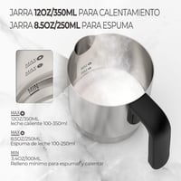 FIMEI 4 az 1-ben elektromos tejhabosító, forró és hideg italokhoz, 250/350 ml 4