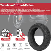 VOLOHAS 9.5 Inch Off-Road Gumiabroncs NIU KQi3/Pro/Max Elektromos Rollerhez Csúszásmentes Kopásálló Vákuum Gumi 2