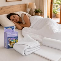 Paket za miran san: 30x flasteri za usta + 7kg utegnut pokrivač + 5cm nadmadrac 1