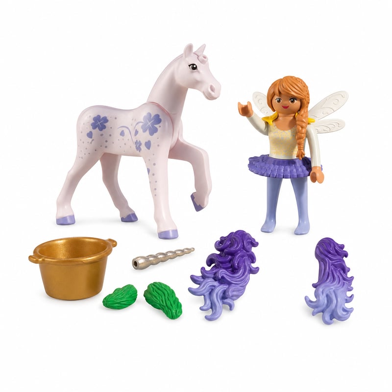 Playmobil Magic Unicorns 71843 Inorog de colecție — Ambalajul este ușor deteriorat (stare: vezi a doua imagine)