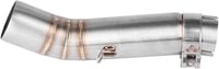 FTVOGUE Motorkerékpár Középső Kipufogócső Csatlakozó Honda CBR500R CB500X CBR400R CB400X Modellekhez 2013-2015 Rozsdamentes Acél 51mm 9