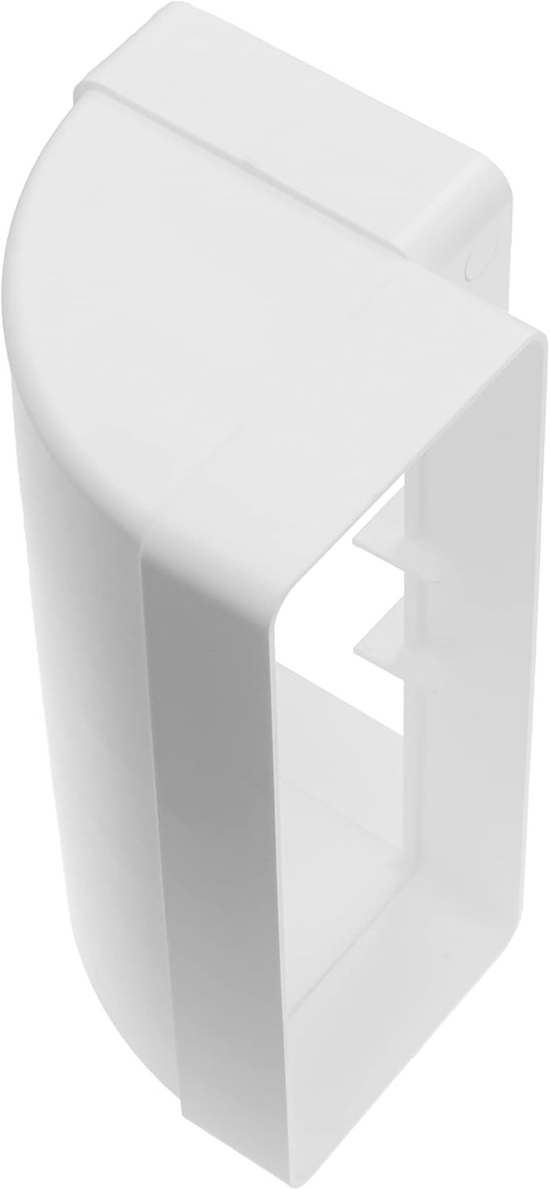Vent Systems 220 x 90mm Függőleges Téglalap Alakú Csőkönyök 90°-os Csatlakozási Szöggel - Szellőztető Rendszerekhez, Fűtéshez és Hűtéshez