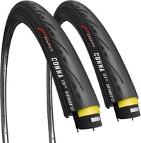 Fincci Összehajtható Országúti Kerékpár Gumi 700x25c - 28" Defektvédelemmel, 120 TPI, Verseny, Gravel, E-Bike és Túrakerékpár Abroncs Szett 10
