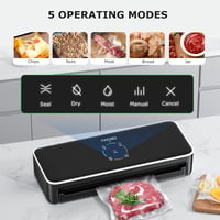 Fresko automata vákuumfóliázó gép sous vide főzéshez, 10 zacskóval 2