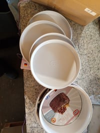 Dr. Oetker 9925750 3-dielna súprava okrúhlych tortových foriem s ružovým keramickým povrchom, formy na pečenie 18,5x7,5 cm a 20x7 cm, na prípravu poschodových tort 3