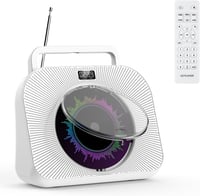 KOVCDVI 9 az 1-ben Bluetooth CD-lejátszó rádióval, USB/TF/AUX támogatással, ébresztővel és távirányítóval 1