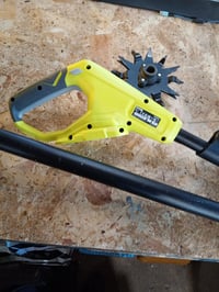 RYOBI RY18CVA-0 18V ONE+ Akumulatorski kultivator — za dijelove / popravak: jako istrošen, oštećen i nepotpun (stanje: vidi 2. sliku) 6