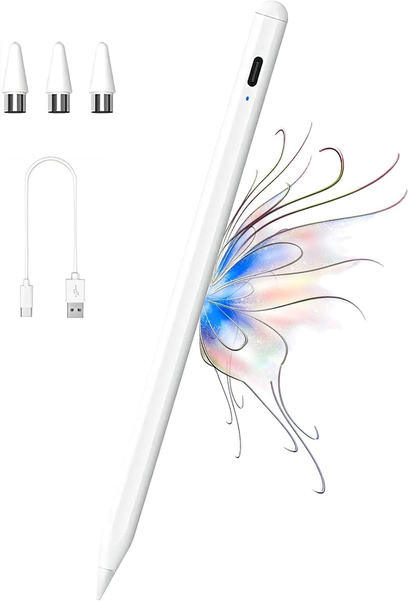 Kenkor Aktív Stylus Toll Mágneses iPad Ceruza Töltöthető Tablet Pen