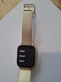 Inteligentné hodinky Xiaomi Redmi Watch 5 Lite v zlatej farbe, moderný silikónový remienok — chýba nabíjačka, remienok je zažltnutý (stav: pozri 2. obrázok) 4