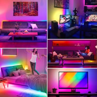 BTF-LIGHTING WS2812B RGB LED Bluetooth Vezérlő - Zene Szinkronizáló, Időzíthető, Távirányítós, 600 Pixeles Címezhető LED Szalag Vezérlő iOS/ 8