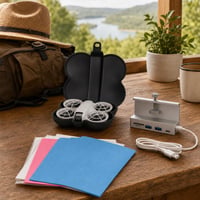 Ochranný balík pre DJI Neo: Puzdro + 4x čistiaca handrička + USB hub s čítačkou kariet 1