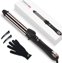 PARWIN PRO BEAUTY 360° Automata Forgó Hajgöndörítő 32mm - LCD Kijelzős Titán Bevonatú Hajformázó, Gyors Melegítés, Kétirányú Forgás 6