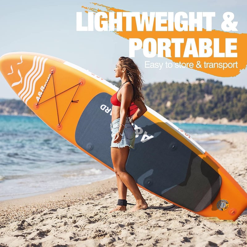 A&BBOARD Prémium SUP Deszka 10'6" - Felfújható Paddleboard Szett Kezdőknek és Haladóknak