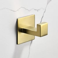 Flybath öntapadós arany fali akasztó szett - 2 db, fürdőszobába, konyhába 3