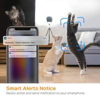 PANAMALAR 1080P WiFi IP Kamera - 350° Forgatható Beltéri Biztonsági Kamera Éjjellátóval, Kétirányú Hanggal, Alexa Támogatással Babafigyelésh 6