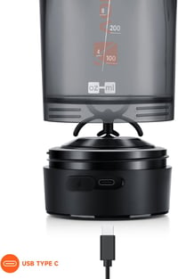 VOLTRX Elektromos Protein Shaker 680ml - USB-C Tölthető Keverőpalack, BPA-mentes Tritan Anyagból, Turmixokhoz és Étkezés-helyettesítőkhöz 5