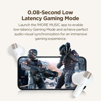 1MORE Q30 Aktív Zajszűrős Fülhallgató, 42 dB Adaptív Zajszűrés, Bluetooth 5.3, 6 Mikrofon, Térhangzás, 30 Órás Üzemidő, Vezeték Nélküli 6
