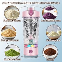 flintronic Elektromos Protein Shaker 650ml - USB-C Tölthető Automata Keverőpalack, BPA-mentes Tritan Anyag, Hordozható Turmixpohár Sportolás 7