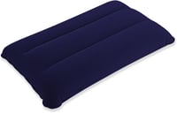 SUTAFOR Felfújható Párna, Ultrakönnyű Kempingpárna, Kék PVC Ülőpárna Utazáshoz, Strandra, Túrázáshoz, 44 x 28 cm, 60g 1