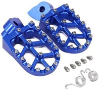 AnXin CNC Alumínium Lábtartó és Váltókar Szett YZ250F YZ450F YZ250FX YZ450FX WR450F Motorokhoz - Y-Design, Kék, Eloxált Motocross Kiegészítő 3