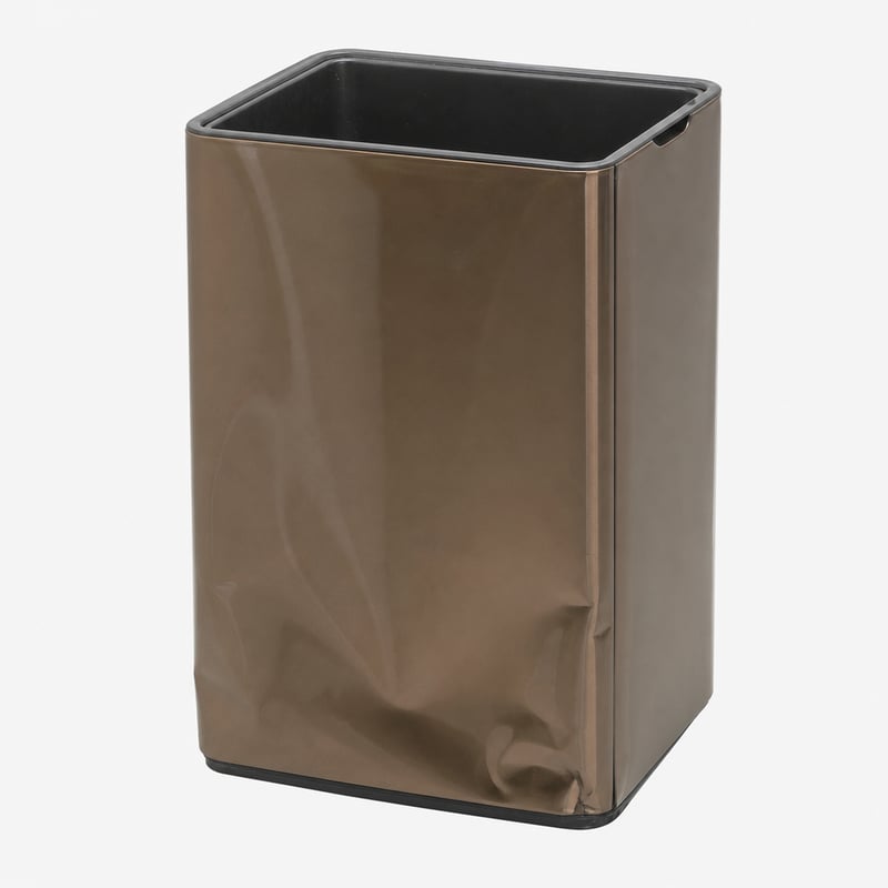 EKO Mirage Plus Szenzoros Hulladékválogató 3 Rekesszel, 2x15L és 30L (60L), Rozsdamentes — horpadt oldalfalak (használt)
